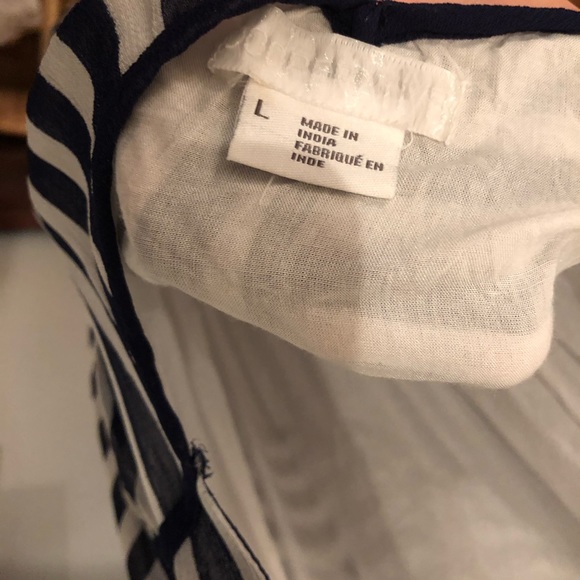 Urban Outfitters Navy and White Striped Dress - Picture 5 of 5